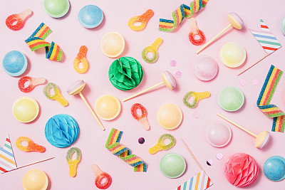 Pink pastel candy background