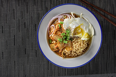 Ramen with Bacon and Boiled Egg