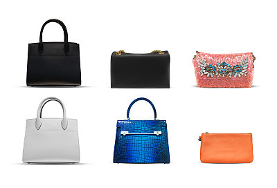 Women Fashion  accessories on white background
