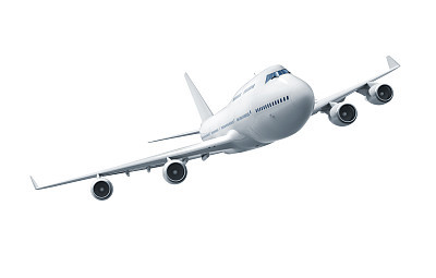 Airplane isolated