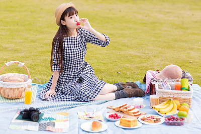 pretty girl in the park