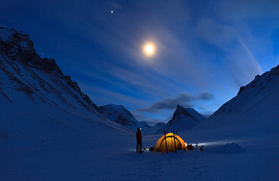 Mountain campsite