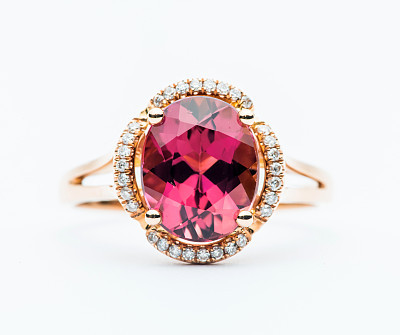 Color gem ring