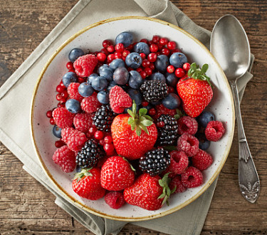 bowl of fresh berries