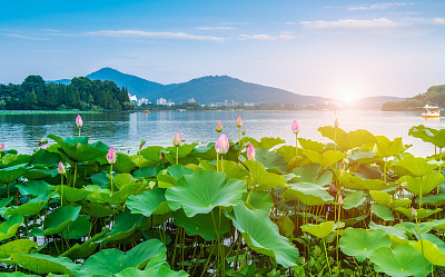 Landscape of Xuanwu Lake in Nanjing