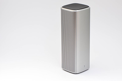 Wireless speaker - wireless mobile technology - On white background