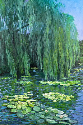 Weeping Willow at Giverny Water Lily Pond