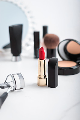 Set of decorative cosmetic.