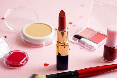 Women's makeup items.