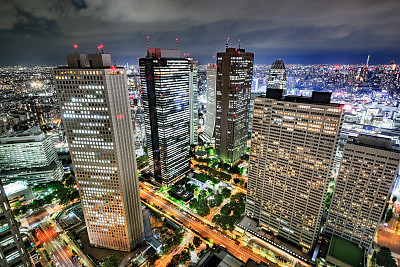Night view of Tokyo