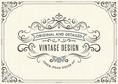 Vintage Card Design