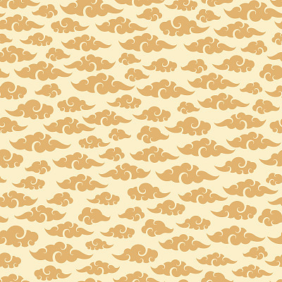Chinese Clouds Seamless Pattern