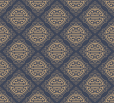Asian Style Pattern Seamless Texture