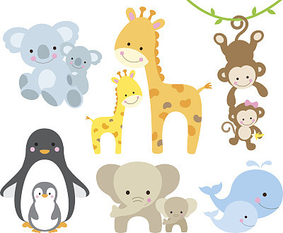 Animal and Baby Set