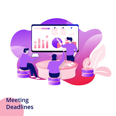Web design page templates for Meeting Deadlines