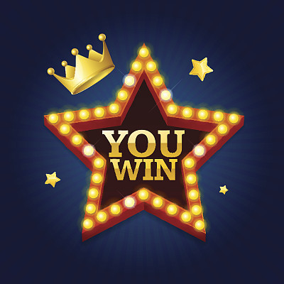 Winner Success Achievement Concept. Vector