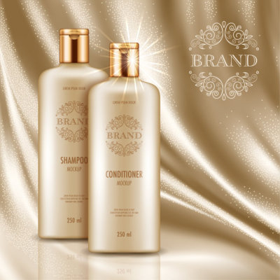 Cosmetic advertising poster