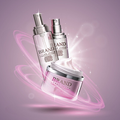 Cosmetics template poster