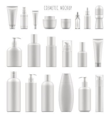 mock-up of cosmetic package