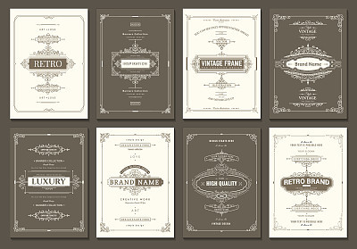 Vector creative cards