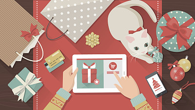 Christmas online shopping