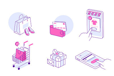 shopping icons