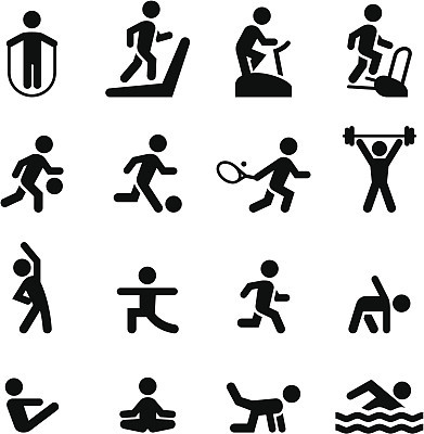 Fitness Icons - Black Series