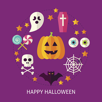 Happy Halloween Greeting Card