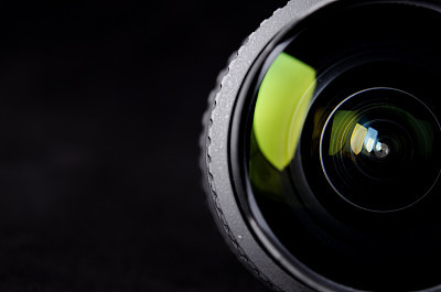 Photo Lens on black