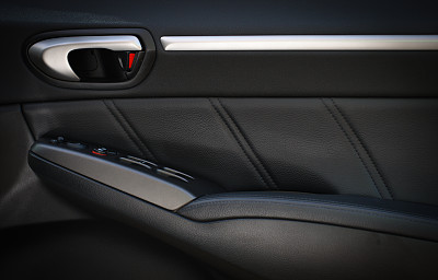 Interior of a modern car