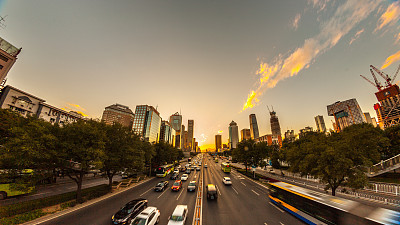 Skyscrapers in Beijing, China.