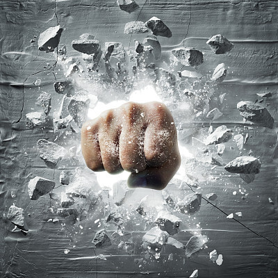 powerful fist