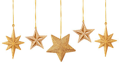 Christmas decoration on white.