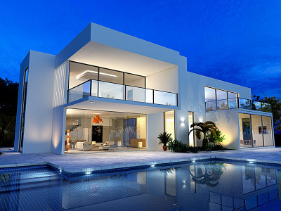 Luxurious villa with pool