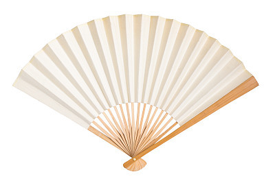 folding fan isolated
