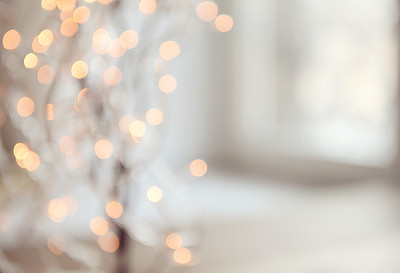 Christmas lights Defocused