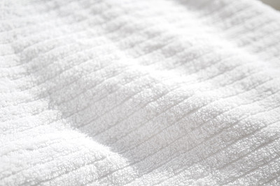 White towell or Terrycloth