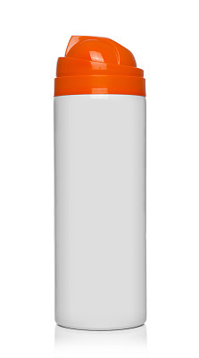 Cosmetic container. Shaving Foam isolated on white