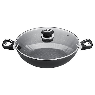 Pan, saucepan on white background