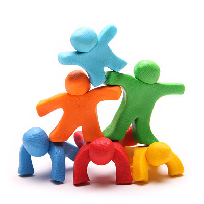 human pyramid