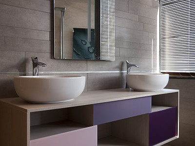Two Oval Sinks