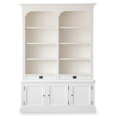 Classic Bookshelf Isolated