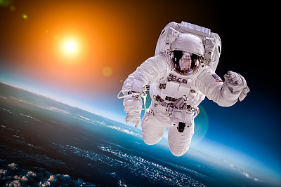 Astronaut in outer space