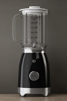 Kitchen Appliance Concept. Modern Electric Blender. 3d Rendering