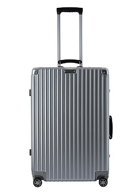 Gray luggage isolated on white background,Objects with Clipping Paths