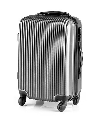 modern gray luggage