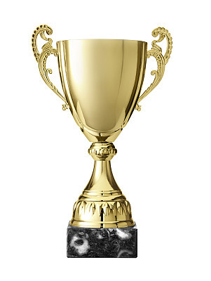 Trophy with path