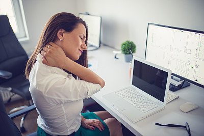 Neck pain at work