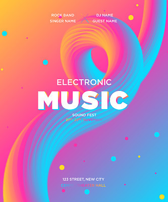 Music Covers Template Poster design