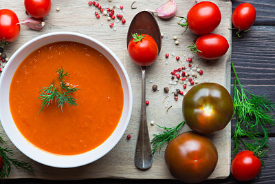 Tomato soup gazpacho